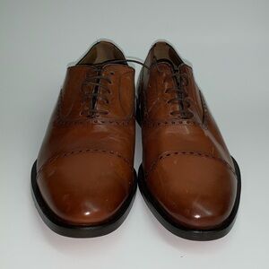 Zara Cap Toe Oxford Brown Size: 8 Retail for $245